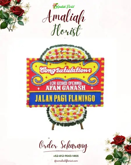 Sewa Papan Bunga Batu Raja Lama